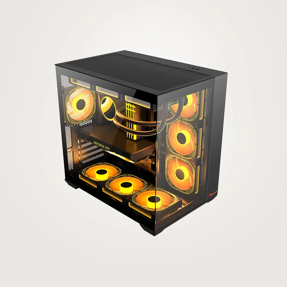 Stealth Computer Case PC Power ICEBERG STEALTH BK Desktop Case – PC Power Technology