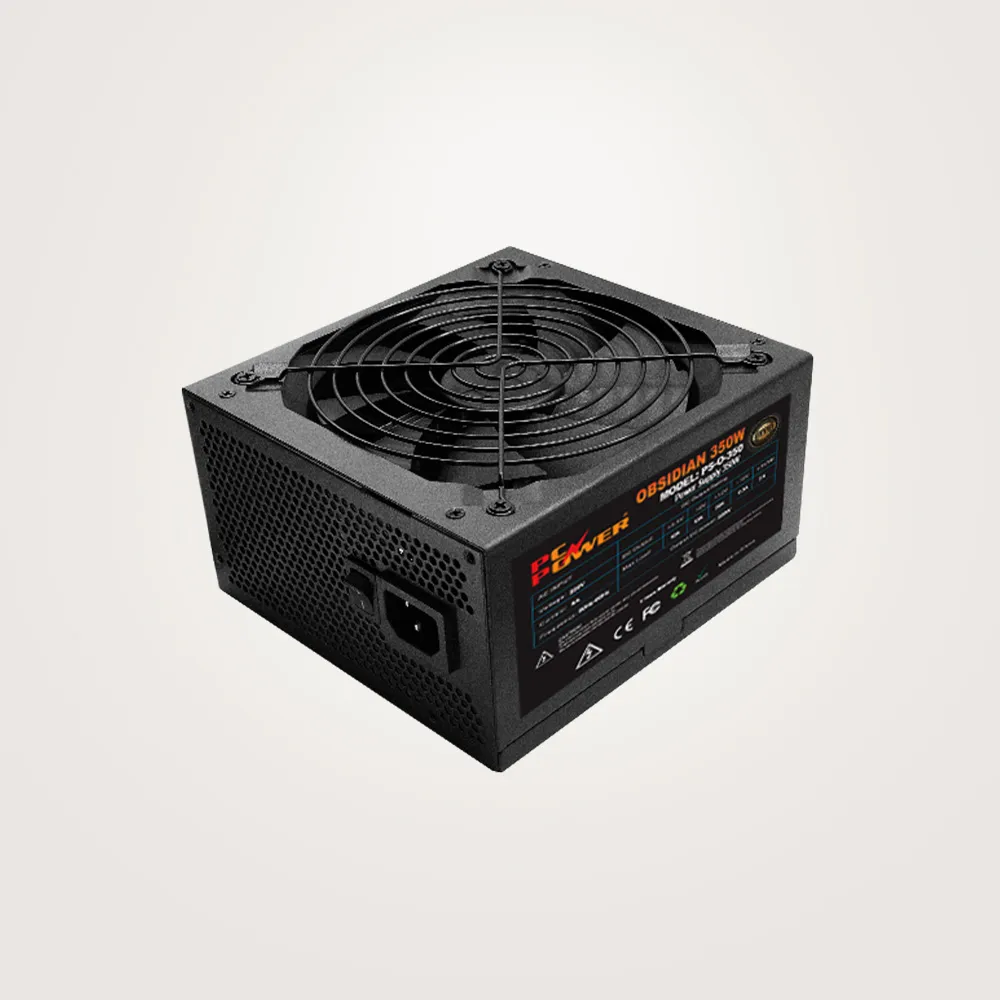PC Power OBSIDIAN 350W Non-Modular Power Supply – PC Power Technology