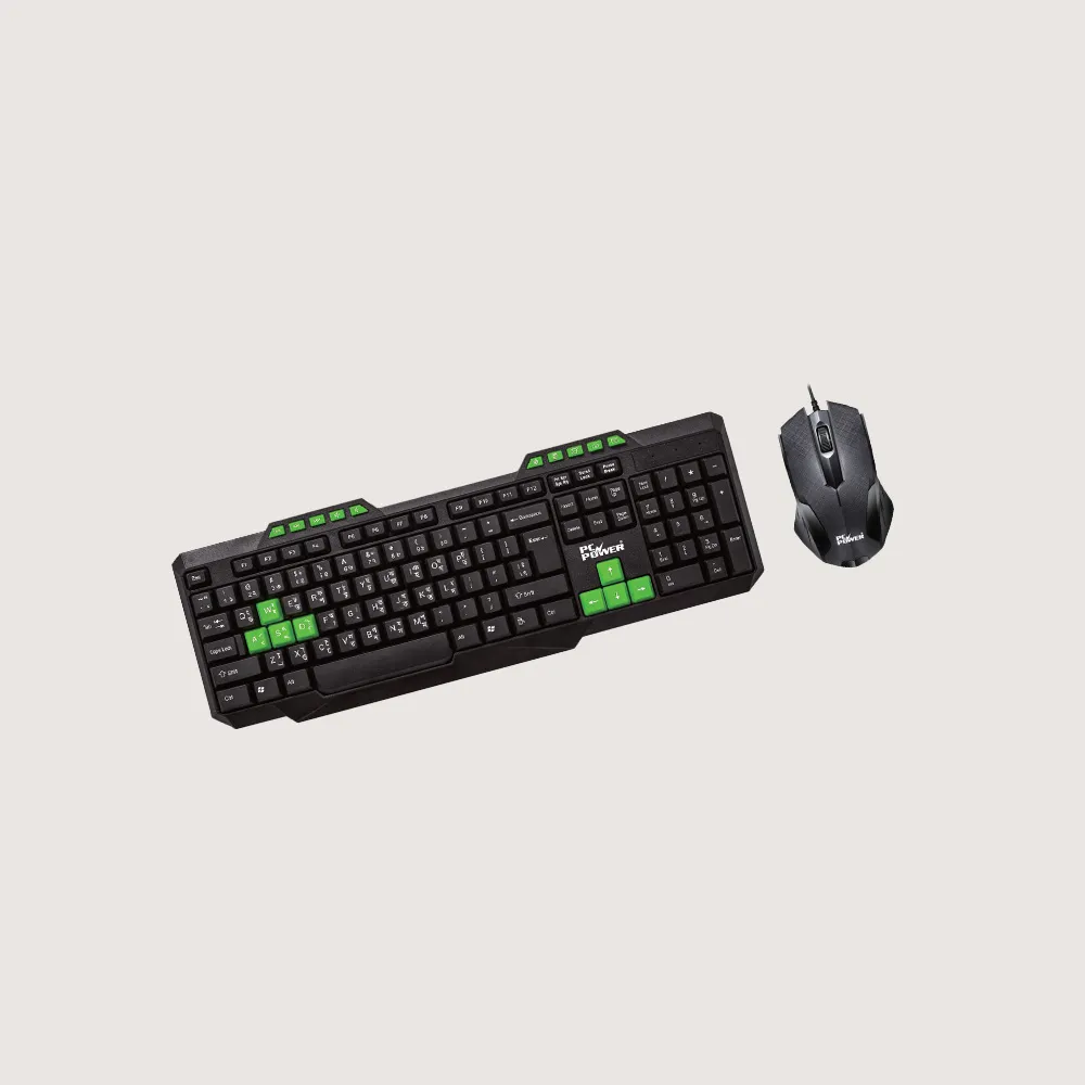 PC POWER PGC303Y103 WIRED OFFICE KEYBOARD & MOUSE COMBO – PC Power